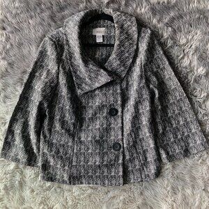 Azure Women's Cropped Single Breasted Jacket Size 16